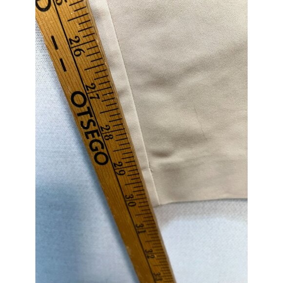 Ann Taylor Women's Modern Pull On Pants Flat Front Stretch Size 2 Beige Casual - Picture 9 of 11